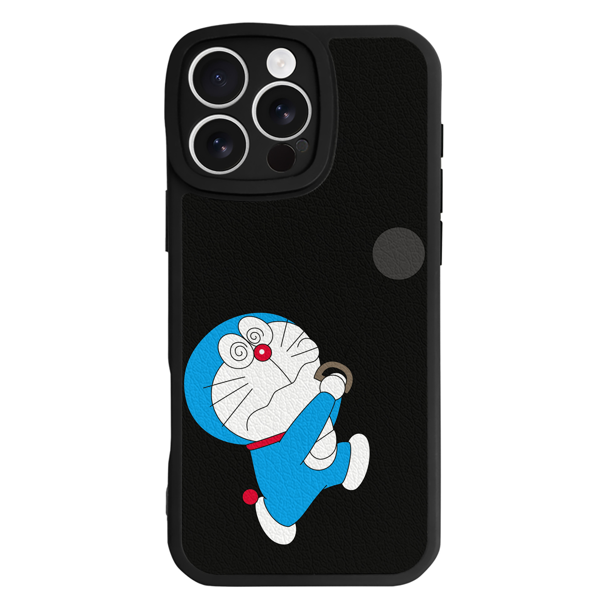 （画像用） ドラえもん Doraemon 【iPhone 16シリーズ対応】シリコンスマホケース（レザー調） 材質：シリコン